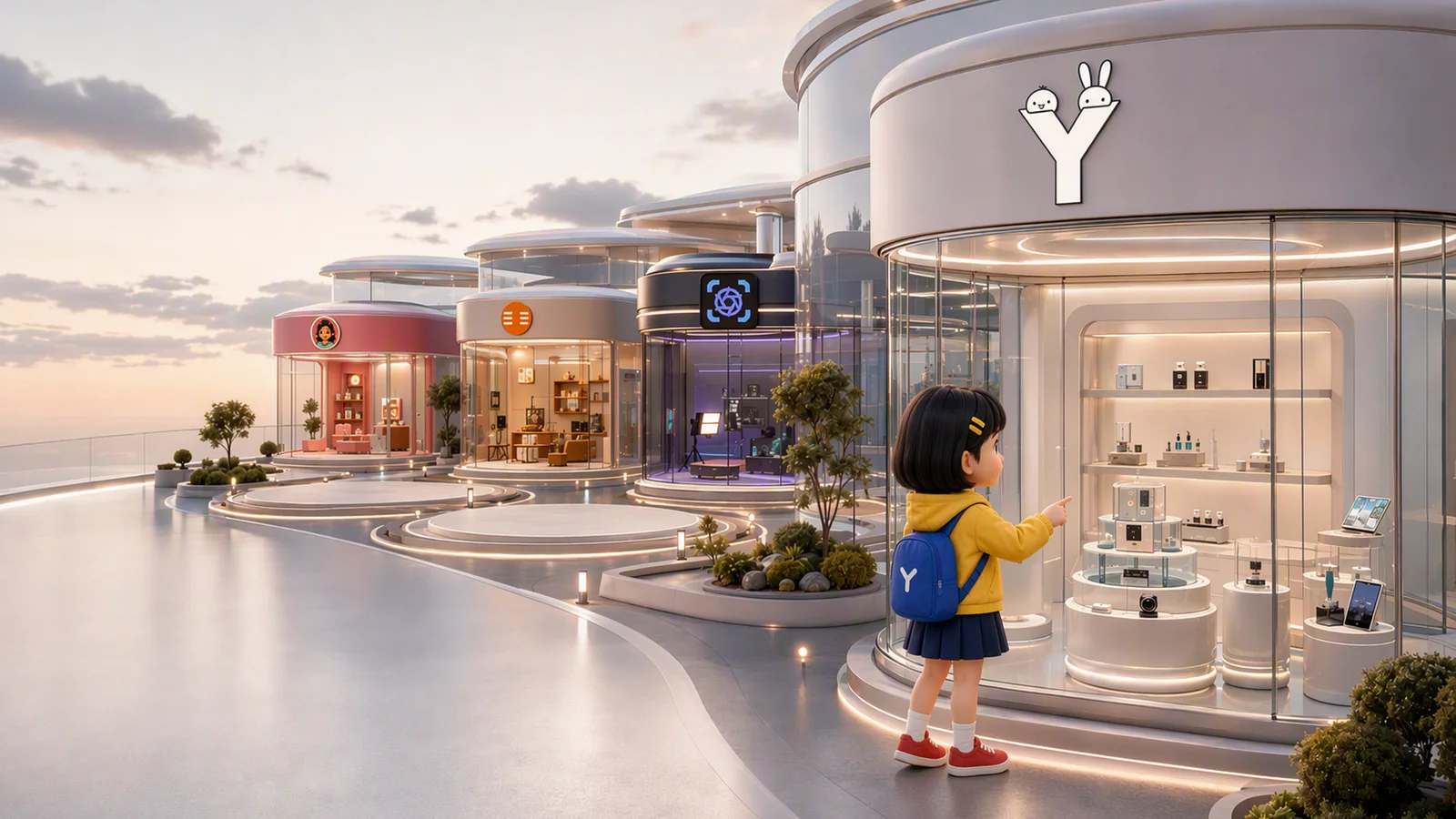 A miniature Yanverse product city